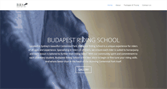Desktop Screenshot of budapestridingschool.com.au